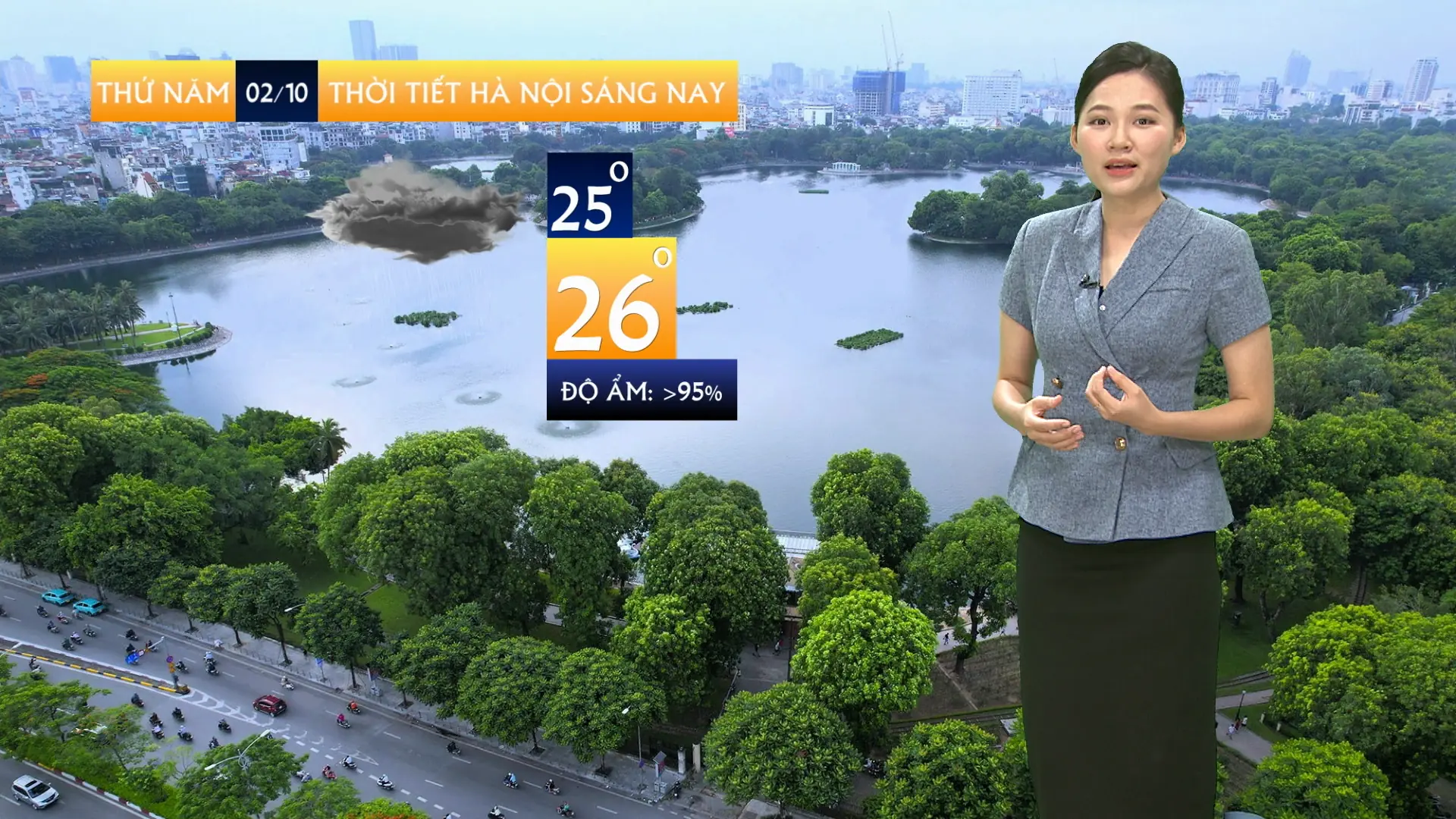 Dự báo thời tiết sáng | 02/10/2025